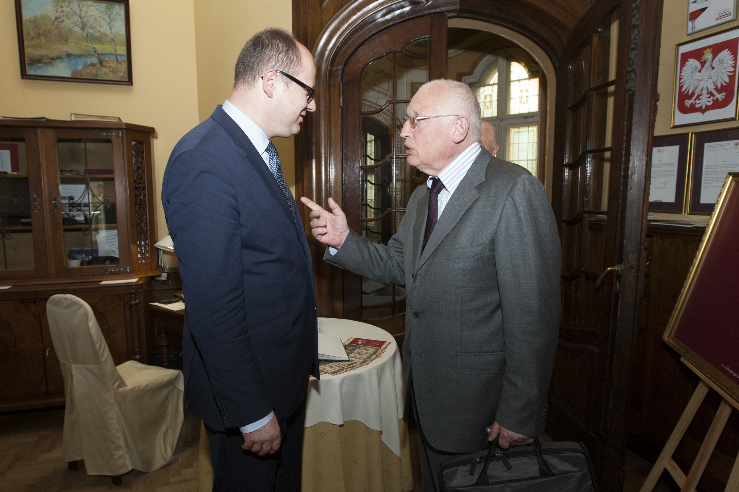 Gunter Verheugen (2013), komisarz UE. Fot. J. Pinkas