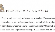 List do Czesława Nowaka